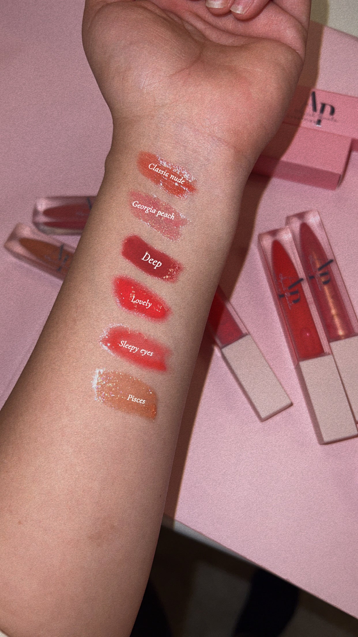 Summer vegan lipgloss
